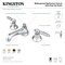 Kingston Brass KS4465GL 8" Widespread Bathroom Faucet, Oil Rubbed Bronze KS4465GL - alternate 2